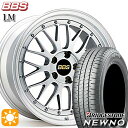 【取付対象】225/50R18 95V ブリヂストン ニューノ BBS LM DS-SLD 18インチ 8.0J 5H114.3 サマータイヤホイールセット