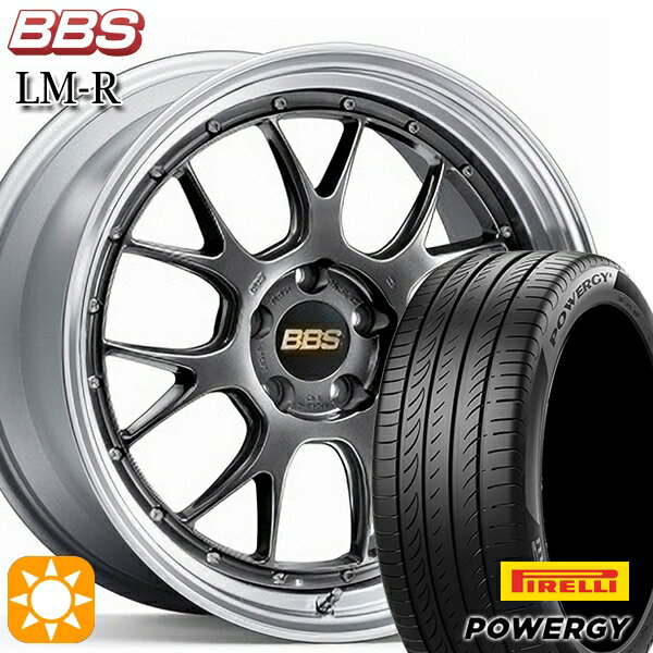 【取付対象】C-HR カローラクロス 225/45R19 96W XL ピレリ パワジー BBS LM-R DB-SLD 19インチ 8.5J 5H114.3 サマータイヤホイールセット