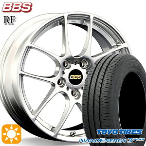 【取付対象】215/45R17 87W トーヨー ナノエナジー3プラス BBS RF ダイヤモンドシルバー（DS） 17インチ 7.0J 5H114.3 サマータイヤホイールセット