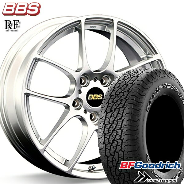 【取付対象】225/65R17 102T ORWL BFグッドリッチ トレールテレーン BBS RF ダイヤモンドシルバー（DS） 17インチ 7.0J 5H114.3 サマータイヤホイールセット