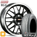 【取付対象】195/45R16 84V ブリヂストン ニューノ BBS RG-F ブルーブラックダイヤカット（BBD） 16インチ 7.0J 4H100 サマータイヤホイールセット