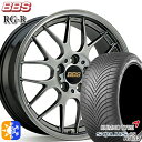 エクストレイル フォレスター 225/60R17 103V XL クムホ ソルウス 4S HA32 SUV BBS RG-R ダイヤモンドブラック（DB） 17インチ 7.0J 5H114.3 オールシーズンタイヤホイールセット