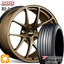 【取付対象】C-HR レガシィB4 225/50R18 99W XL ヨコハマ アドバンデシベル V553 BBS RI-A マットブロンズ(MBZ) 18インチ 8.0J 5H114.3 サマータイヤホイールセット(2)