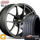 【取付対象】マークX スカイライン 225/45R18 95W XL ウィンラン R330 BBS RI-A マットグレイ（MGR） 18インチ 8.0J 5H114.3 サマータイヤホイールセット