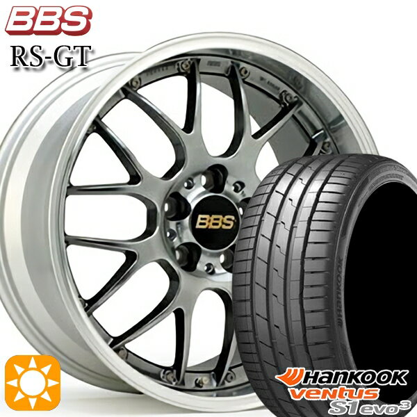 【取付対象】セレナ 215/40R18 89Y XL ハンコック veNtus S1 evo3 K127 BBS RS-GT DB-SLD 18インチ 7.5J 5H114.3 サマータイヤホイールセット