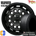 【取付対象】165/50R15 73H ダンロップ シンクロウェザー トレジャーワン ワイルドポーターファンク DDC BP/BC 15インチ 5.0J 4H100 オールシーズンタイヤホイールセット