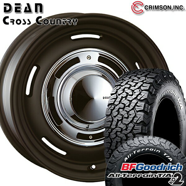 【18日限定!ダイヤモンド会員限定P13倍!】 [5本セット]ジムニーシエラ LT215/70R16 100/97R RWL BFグッドリッチ オールテレーン T/A KO2 クリムソン ディーン クロスカントリー MB 16インチ 6.0J 5H139.7 サマータイヤホイールセット