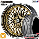 フラッシュクーポン対象★215/40R18 89W XL クムホ エクスタ PS71 SSR フォーミュラ メッシュ FMゴールド 18インチ 7.0J 5H114.3 サマータイヤホイールセット