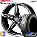 アクセラ アテンザ 215/45R18 89H グッドイヤー ベクター フォーシーズンズ Weds ウェッズ 鍛造 F ZERO FZ-3 18インチ 7.5J 5H114.3 ダイヤモンドブラック オールシーズンタイヤホイールセット 1