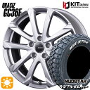 【取付対象】215/60R16 99T XL マッドスター ラジアル M/T ホワイトレター コーセイ クレイシズ GC36F ブライトシルバー 16インチ 6.5J 5H114.3 サマータイヤホイールセット