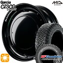 【取付対象】215/70R16 100/97S RWL BFグッドリッチ オールテレーン T/A KO3 MID ガルシアシスコブラックムーン ブラック 16インチ 6.0J 5H139.7 サマータイヤホイールセット(2)