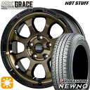 【取付対象】205/55R16 91V ブリヂストン ニューノ HotStuff マッドクロス グレイス BRC/BK 16インチ 7.0J 5H114.3 サマータイヤホイールセット