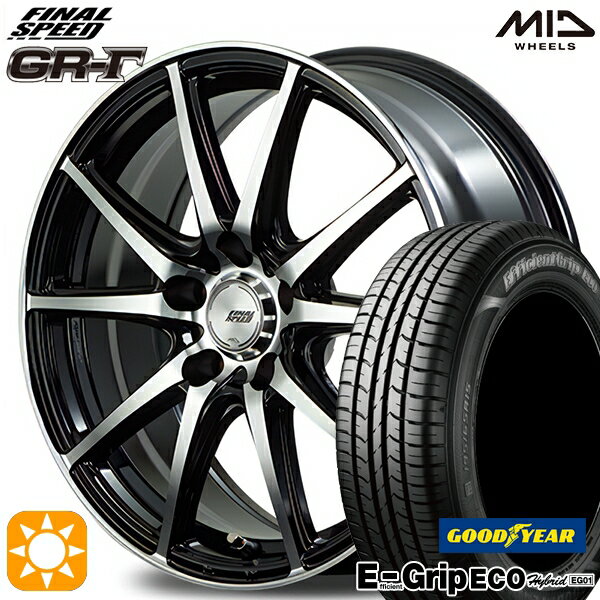 【18日限定!ダイヤモンド会員限定P13倍!】 リーフ アクセラ 205/55R16 91V グッドイヤー エフィシェントグリップ エコ EG01 MID ファイナルスピード GR-ガンマ BP 16インチ 6.5J 5H114.3 サマータイヤホイールセット