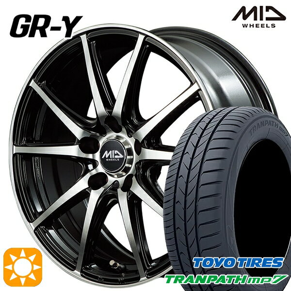 【18日限定!ダイヤモンド会員限定P13倍!】 195/65R15 91H トーヨー トランパス mp7 MID ファイナルスピード GR-ガンマ BP 15インチ 6.0J 5H114.3 サマータイヤホイールセット