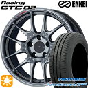 【取付対象】215/45R17 87W トーヨー ナノエナジー3プラス ENKEI エンケイ レーシング GTC02 ハイパーシルバー 17インチ 7.5J 5H100 サマータイヤホイールセット