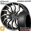 5/10はポイント5倍！セレナ 215/40R18 89W XL ダンロップ ルマン5+ モンツァ ワーウィック ハーベル 18インチ 7.0J 5H114.3 サマータイヤホイールセット