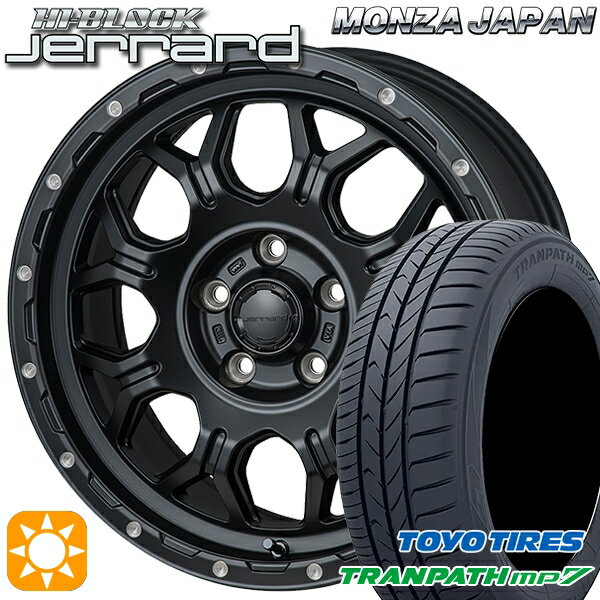 【取付対象】205/60R16 96H XL トーヨー トランパス mp7 モンツァ ハイブロック ジェラード 16インチ 7.0J 5H114.3 サマータイヤホイールセット