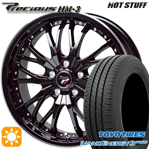 【取付対象】215/40R18 85W トーヨー ナノエナジー3プラス HotStuff プレシャス HM-3 MB/RP 18インチ 7.0J 5H114.3 サマータイヤホイールセット