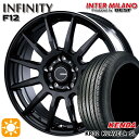 【取付対象】C-HR カローラクロス 215/60R17 96H ケンダ (KENDA) クアヴェラ KR32 インターミラノ インフィニティ F12 BK/FP 17インチ 7.0J 5H114.3 サマータイヤホイールセット