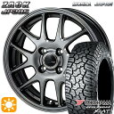 【取付対象】アゲトラ 165/65R14 ヨコハマ ジオランダーX-AT G016 モンツァ ザック JP205 ブラックシルバー 14インチ 4.5J 4H100 サマータイヤホイールセット