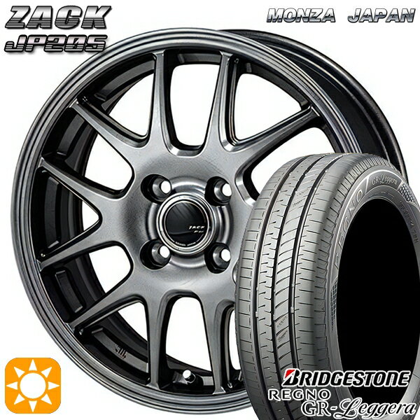 18!ɲP13! 165/55R14 72V ֥¥ȥ 쥰 GR-쥸 ĥ å JP205 ֥åС 14 4.5J 4H100 ޡۥ륻å