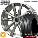 【取付対象】215/40R18 89W XL ダンロップ ルマン5+ MONZA ザック JP325 ブライトシルバー 18インチ 7.5J 5H114.3 サマータイヤホイールセット