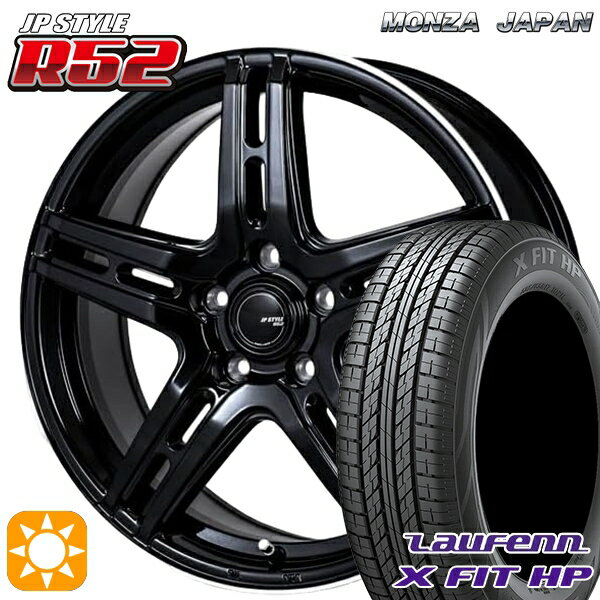 【取付対象】ハリアー エクストレイル 225/65R17 102H ラウフェン X FIT HP LA41 モンツァ JPスタイル R52 17インチ 7.0J 5H114.3 サマータイヤホイールセット