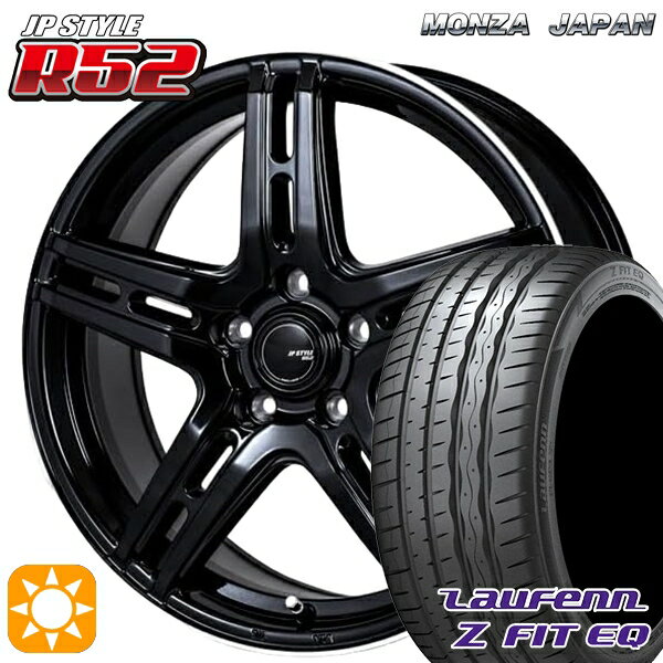 【取付対象】アクセラ アテンザ 215/45R18 93Y XL ラウフェン Z FIT EQ LK03 モンツァ JPスタイル R52 18インチ 7.0J 5H114.3 サマータイヤホイールセット