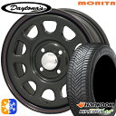 エブリィワゴン 165/60R14 75H ハンコック KInERGy 4s 2 (H750) MRT デイトナS ブラック 14インチ 5.0J 4H100 オールシーズンタイヤホイールセット