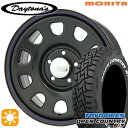 【取付対象】235/70R16 106Q トーヨー オープンカントリー R/T ホワイトレター MRT デイトナS ブラック 16インチ 7.0J 5H114.3 オフロード サマータイヤホイールセット