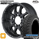 LT225/75R16 103/100Q トーヨー オープンカントリー M/T MID ナイトロパワー M26 クロスファング ブラストブラック 16インチ 5.5J 5H139.7 サマータイヤホイールセット