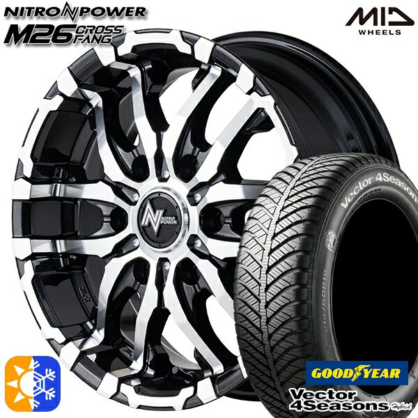 215/60R17 96H グッドイヤー ベクター フォーシーズンズ MID ナイトロパワー M26 ...