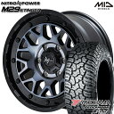 【取付対象】285/70R17 121/118Q ヨコハマ ジオランダー X-AT G016 MID ナイトロパワー M29 スティンガー セミグロスブラッククリア 17インチ 8.0J 6H139.7 サマータイヤホイールセット