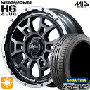 【取付対象】195/45R16 84W XL グッドイヤー イーグル LSEXE MID ナイトロパワー H6スラッグ セミグロスガンメタ 16インチ 6.0J 4H100 サマータイヤホイールセット