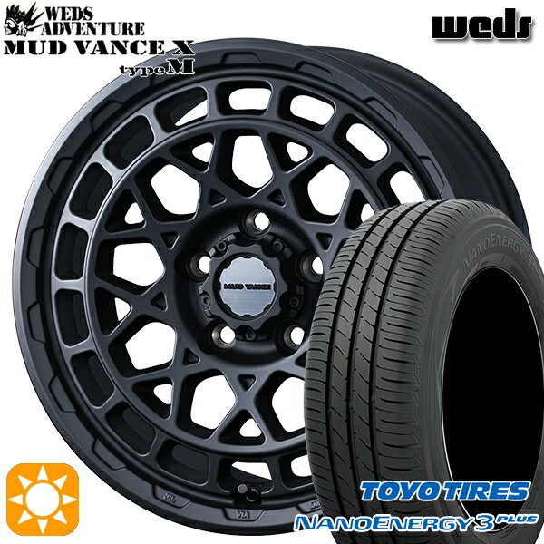 【取付対象】アクセラ アテンザ 215/45R18 89W トーヨー ナノエナジー3プラス Weds マッドヴァンス X タイプM フルマットブラック 18インチ 7.5J 5H114.3 サマータイヤホイールセット