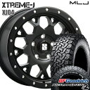 5/10はポイント5倍！LT225/70R16 102/99R RWL BFグッドリッチ オールテレーン T/A KO2 MLJ エクストリームJ XJ04 サテンブラック 16インチ 7.0J 5H114.3 サマータイヤホイールセット