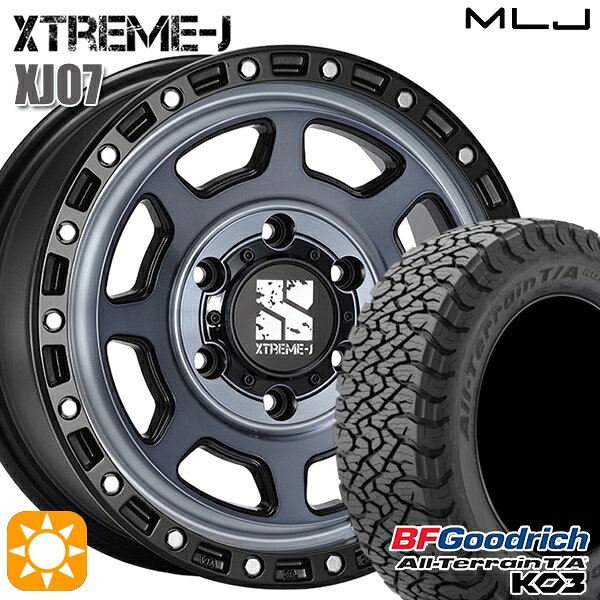 【取付対象】200系ハイエース 215/65R16 103/100S RBL BFグッドリッチ オールテレーン T/A KO3 MLJ エクストリームJ XJ07 BR 16インチ 6.5J 6H139.7 サマータイヤホイールセット