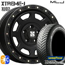 ヴェゼル オデッセイ 215/60R16 95H グッドイヤー ベクター フォーシーズンズ MLJ エクストリームJ XJ07 16インチ 7.0J 5H114.3 サテンブラック オールシーズンタイヤホイールセット