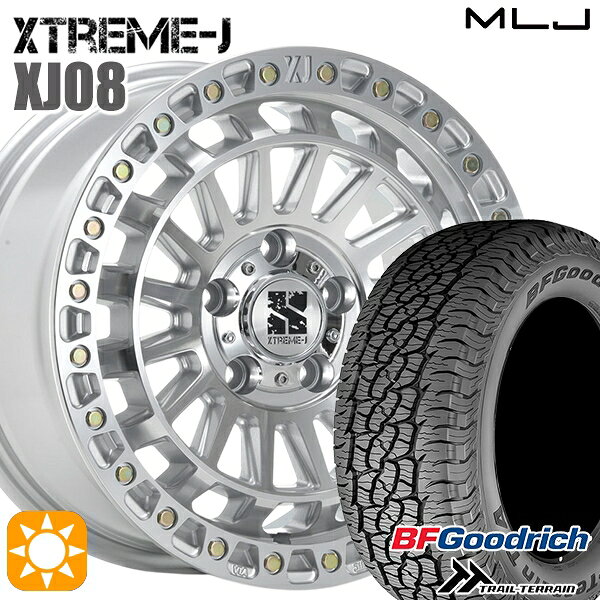 【取付対象】285/60R18 116H RBL BFグッドリッチ トレールテレーン MLJ エクストリームJ XJ08 グロスマシンド 18インチ 8.0J 5H127 +45 サマータイヤホイールセット