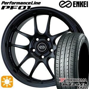 【取付対象】215/40R18 85W ヨコハマ ブルーアース ES32 ENKEI エンケイ パフォーマンスライン PF01 マットブラック 18インチ 7.0J 5H114.3 サマータイヤホイールセット