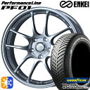 エクストレイル アテンザ 225/55R17 101H XL グッドイヤー ベクター フォーシーズンズ ENKEI エンケイ パフォーマンスライン PF01 1...