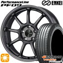 【取付対象】215/45R17 91W XL ハンコック veNtus PRime4 K135 ENKEI エンケイ パフォーマンスライン PF09 ダークシルバー 17インチ 7.0J 5H100 サマータイヤホイールセット