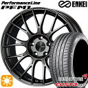 【取付対象】225/50R17 98Y XL クムホ エクスタ PS71 ENKEI エンケイ パフォーマンスライン PFM1 ダークシルバー 17インチ 7.0J 5H114.3 サマータイヤホイールセット