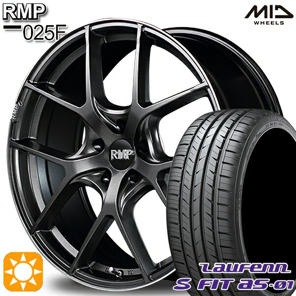 【18日限定!ダイヤモンド会員限定P13倍!】 アイシス ノア 215/45R17 91W XL ラウフェン S FIT aS-01 LH02 MID RMP 025F セミグロスGM/リムDCロゴMC 17インチ 7.0J 5H114.3 サマータイヤホイールセット