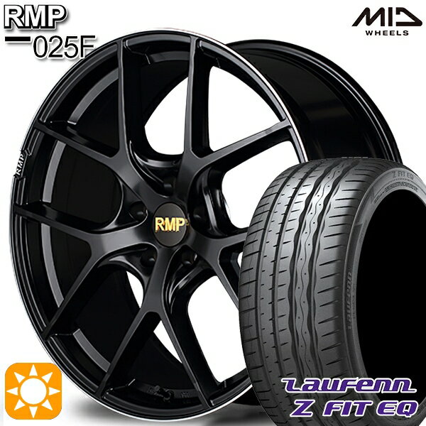 【18日限定!ダイヤモンド会員限定P13倍!】 245/40R19 98Y XL ラウフェン Z FIT EQ LK03 MID RMP 025F セミグロスBK/リムエッジDCロゴMC 19インチ 8.0J 5H114.3 サマータイヤホイールセット