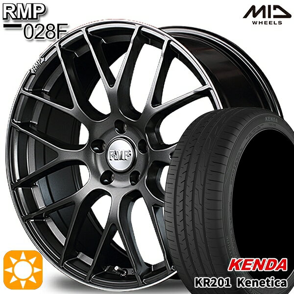 【18日限定!ダイヤモンド会員限定P13倍!】 アクセラ アテンザ 215/45R18 93W ケンダ ケネティカ KR201 MID RMP 028F セミグロスGM/リムDCロゴMC 18インチ 7.0J 5H114.3 サマータイヤホイールセット