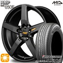 【取付対象】アウトランダー デリカD5 225/55R18 98V ブリヂストン アレンザ LX100 MID RMP 050F セミグロスガンメタ 18インチ 8.0J 5H114.3 サマータイヤホイールセット