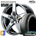 225/45R18 91H グッドイヤー ベクター フォーシーズンズ MID RMP 050F 18インチ 8.0J 5H114.3 ハイパーメタルコート/ミラ...