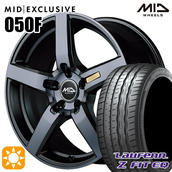 【取付対象】225/45R18 95Y XL ラウフェン Z FIT EQ LK03 MID RMP 050F ガンメタDC/マットスモーククリア 18インチ 7.0J 5H114.3 サマータイヤホイールセット