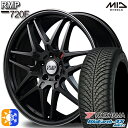 ヴェゼル レガシィ 225/60R18 104V XL ヨコハマ ブルーアース 4S AW21 MID RMP 720F セミグロスガンメタ/リムポリッシュ 18インチ 8.0J 5H114.3 オールシーズンタイヤホイールセット